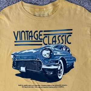 Bioworld Vintage Classic Car Tee XL 100% Cotton